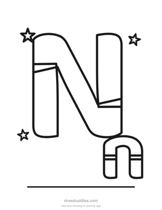 حرف N