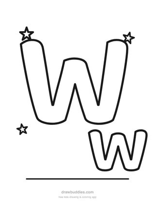 حرف W